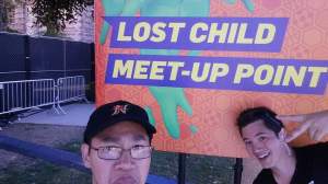 Nickelodeon KCS postparty Lost Child Mee-Up Point Sign